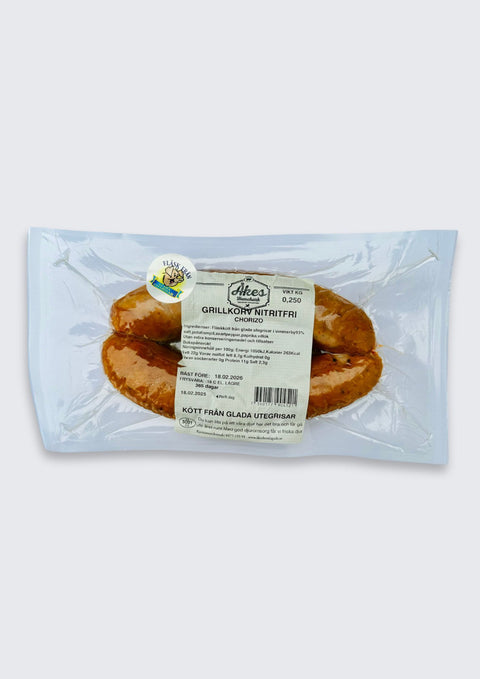 Chorizo 92%, nitritfri 250g