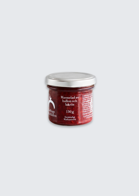 Hallon & lakritsmarmelad 130 g