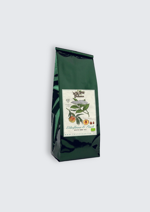 Vitt te fläderblomma & persika EKO 100g