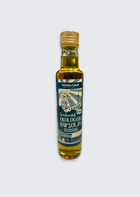 Småländsk rapsolja timjan/vitlök EKO 25 cl