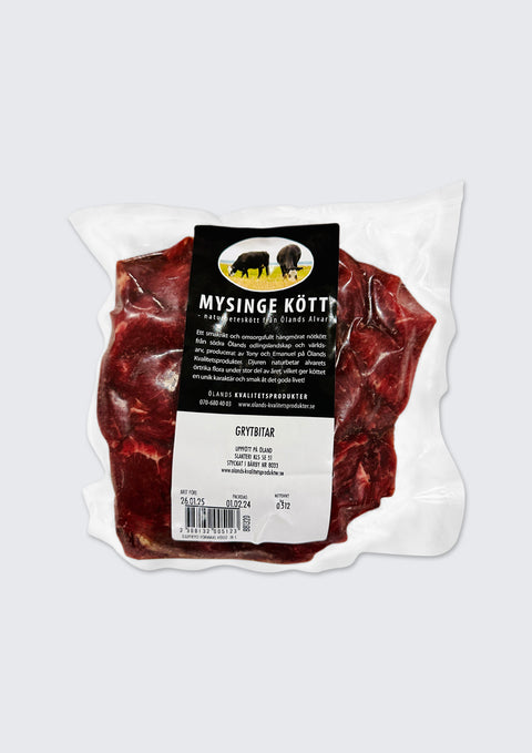 Grytbitar Naturbeteskött EKO 500g