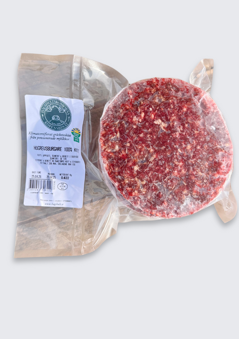 Högrevsburgare gräsbetad & klimatcertifierad 4-pack
